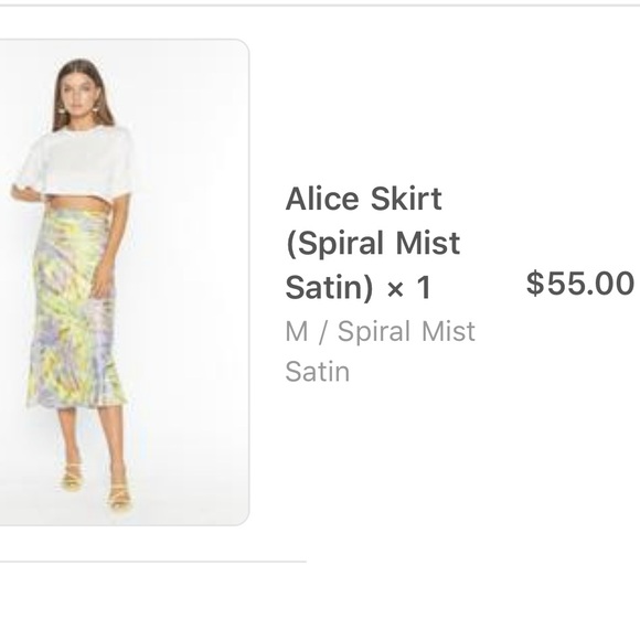 Flynn Skye Alice Skirt Size M - Picture 5 of 5